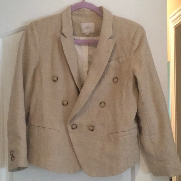 NWOT Linen Spring jacket from Loft. - Picture 1 of 4